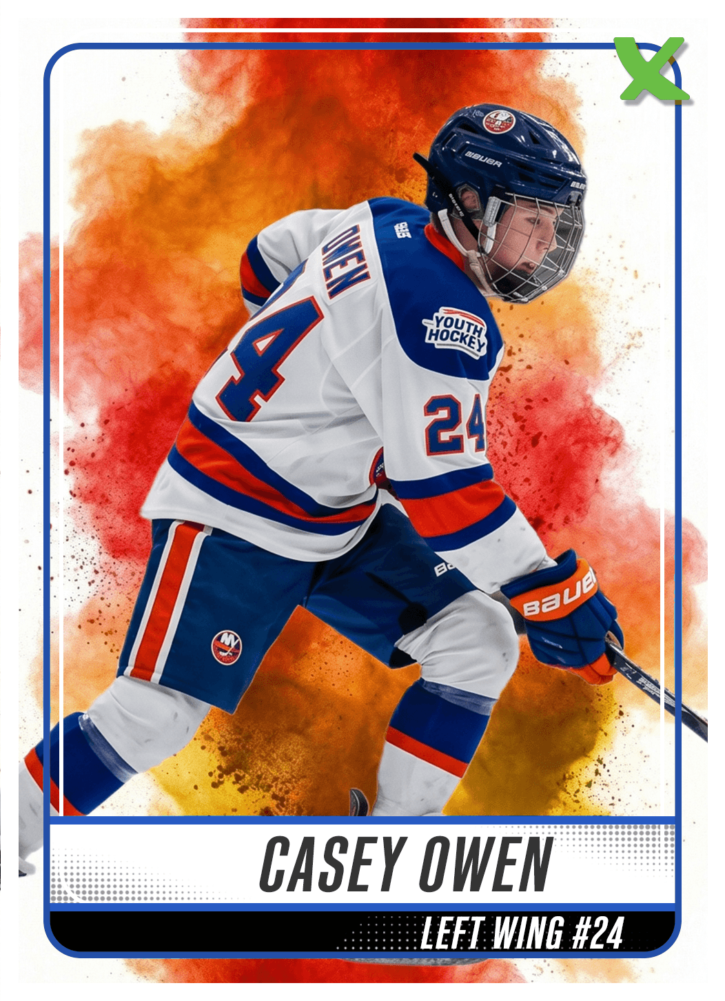Flex Trading Card — hockey
